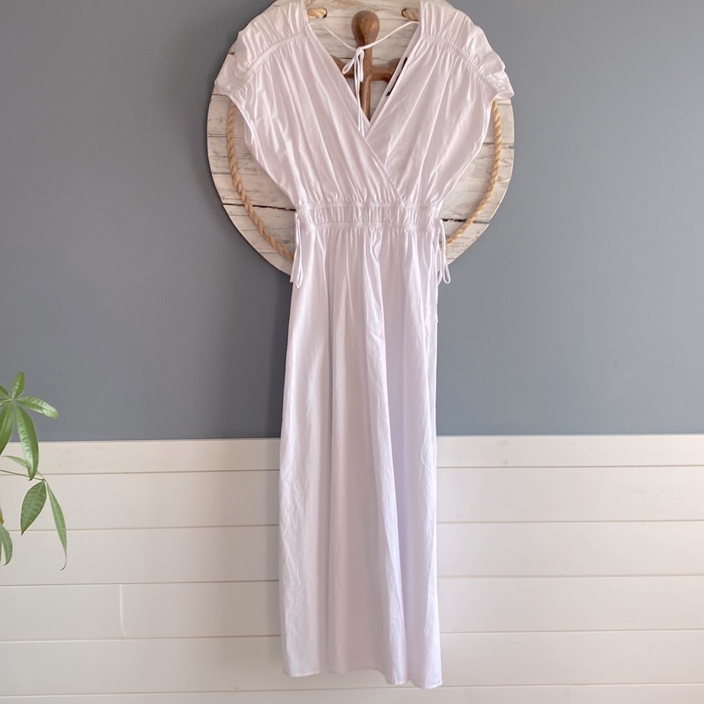 Cotton dolman sleeve Y2K 90’s Poplin Dress - Picture 3 of 14